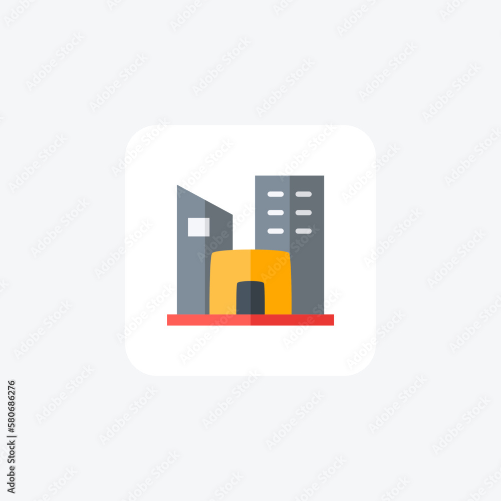 Building, office fully editable vector line icon
Building, office fully editable vector line icon