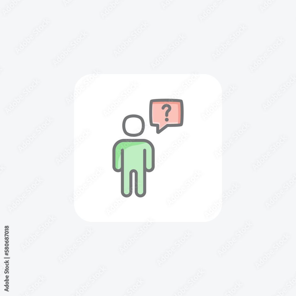 Idea, think fully editable vector fill icon
Idea, think fully editable vector fill icon
