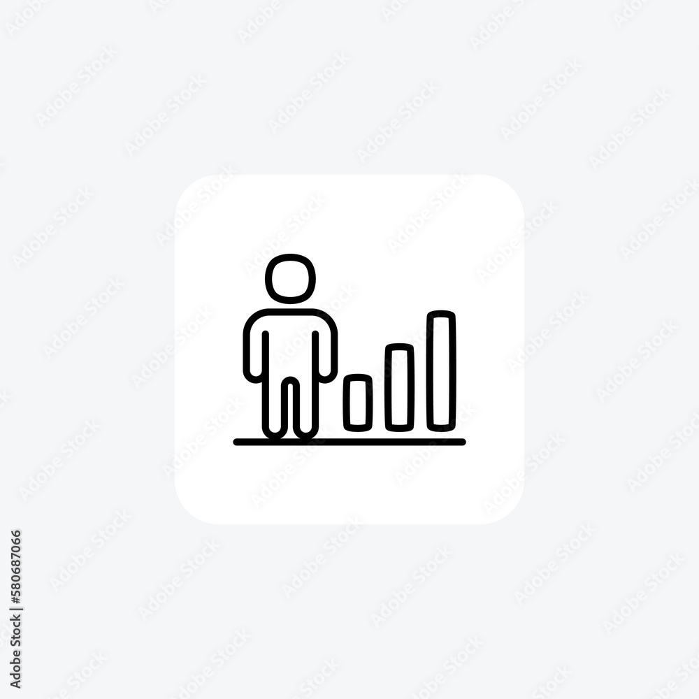 Bar, chart fully editable vector fill icon
Bar, chart fully editable vector fill icon