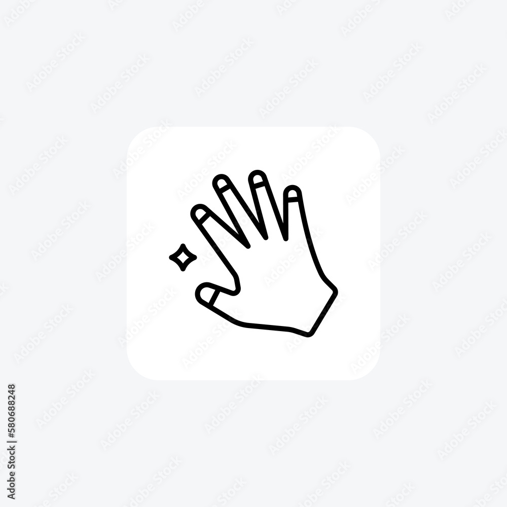 Hand, nail fully editable vector fill icon
Hand, nail fully editable vector fill icon