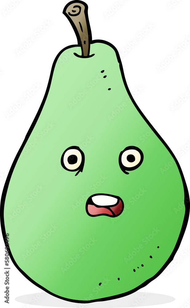 cartoon pear