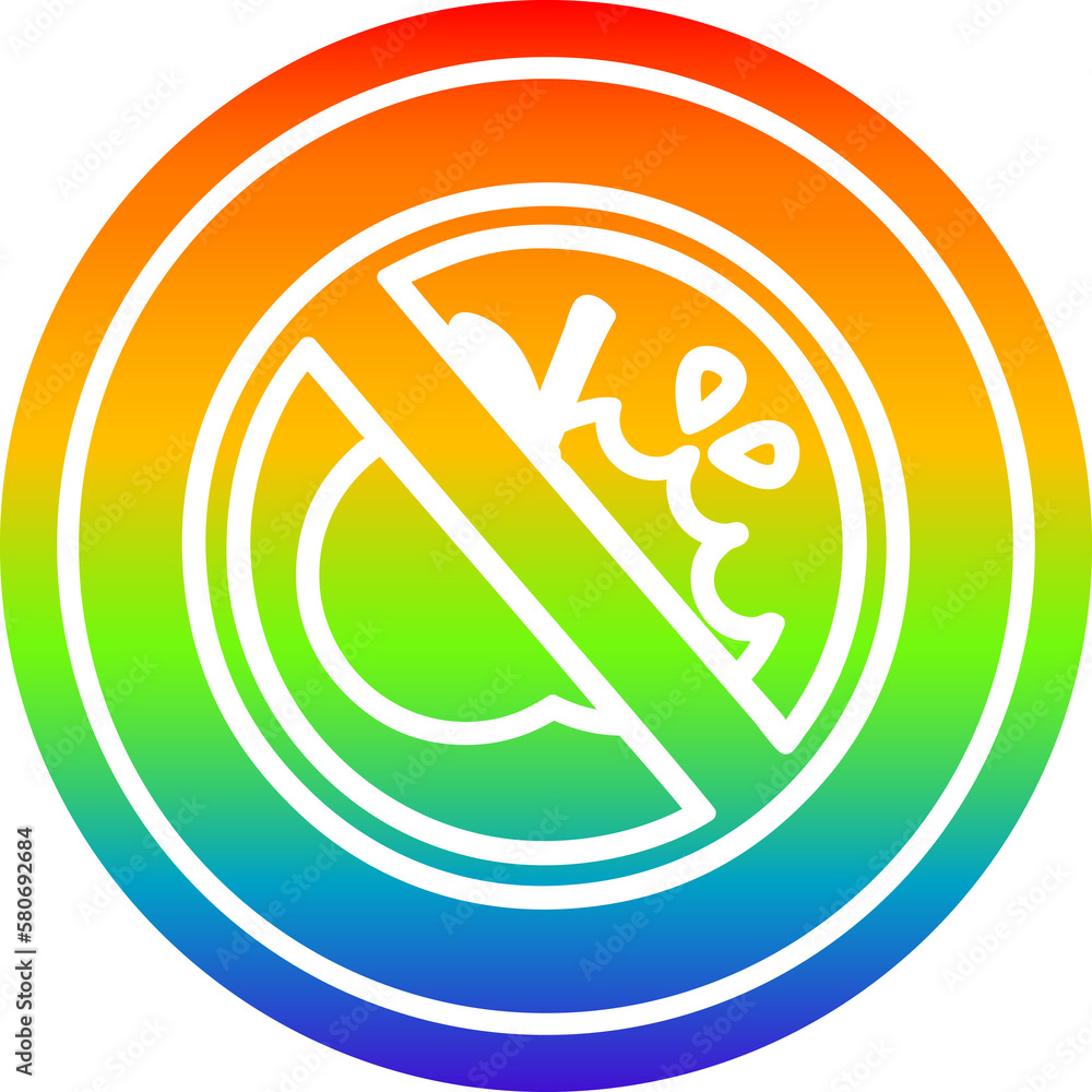no healthy food circular in rainbow spectrum no healthy food circular in rainbow spectrum