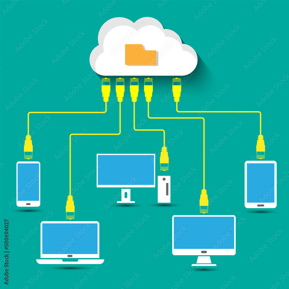 Cloud service for internet device via cable Cloud service for internet device via cable