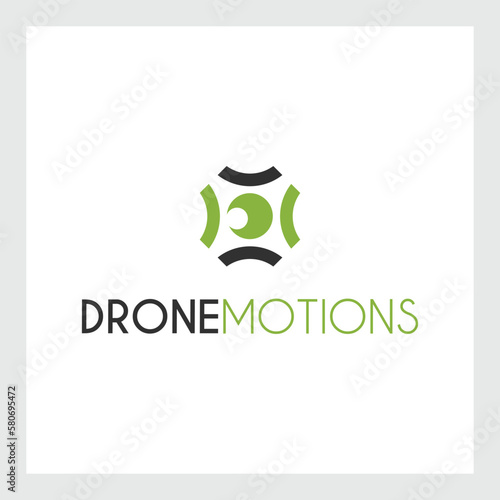 symbol creative Drone Logo Design Template
