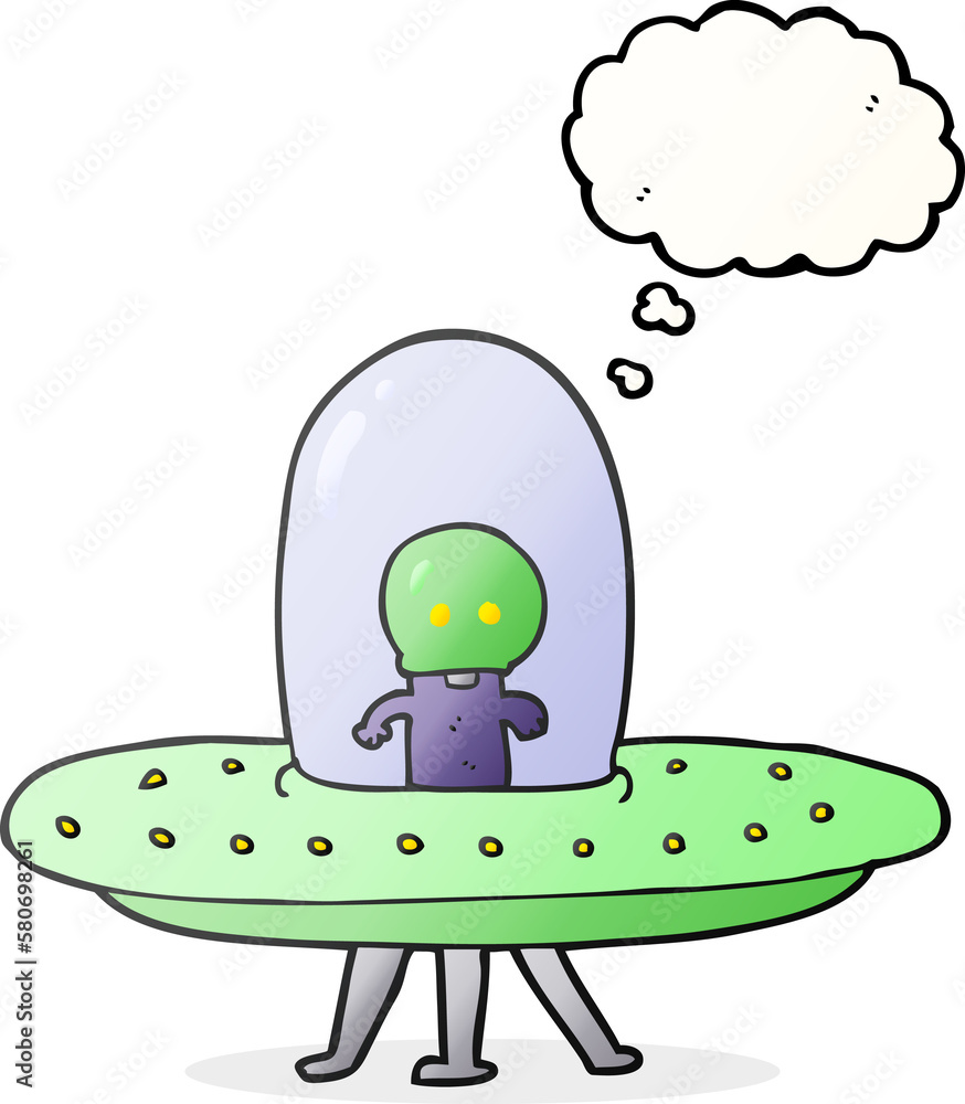 thought bubble cartoon flying saucer thought bubble cartoon flying saucer