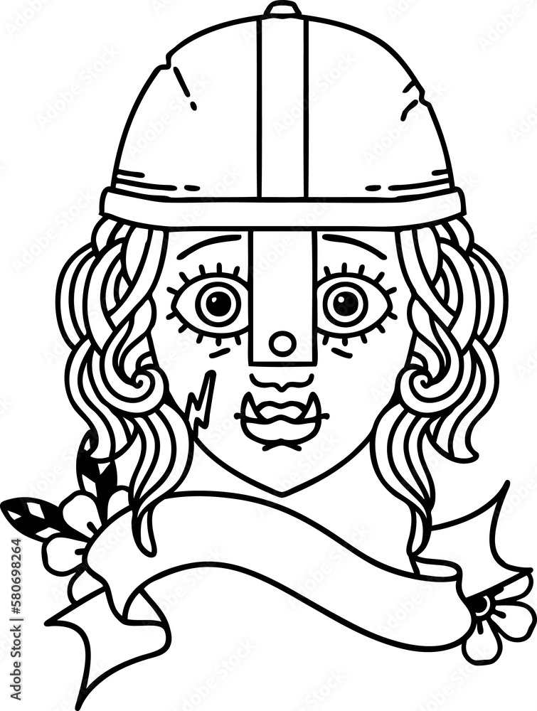 orc fighter character face illustration orc fighter character face illustration