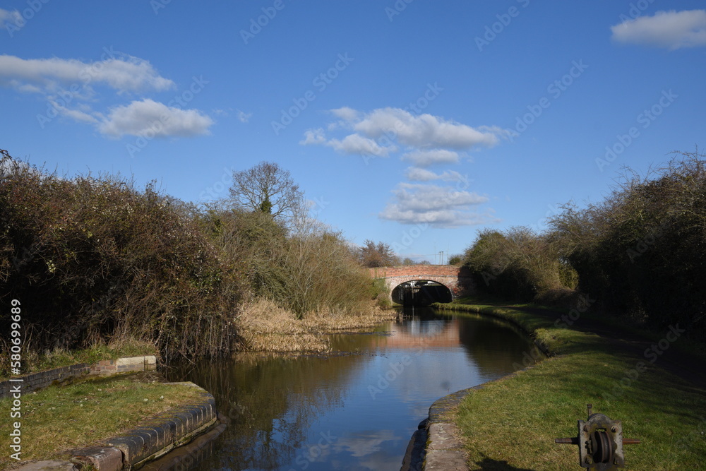 the canal along the Tardebigge locks along the canal the canal along the Tardebigge locks along the canal
