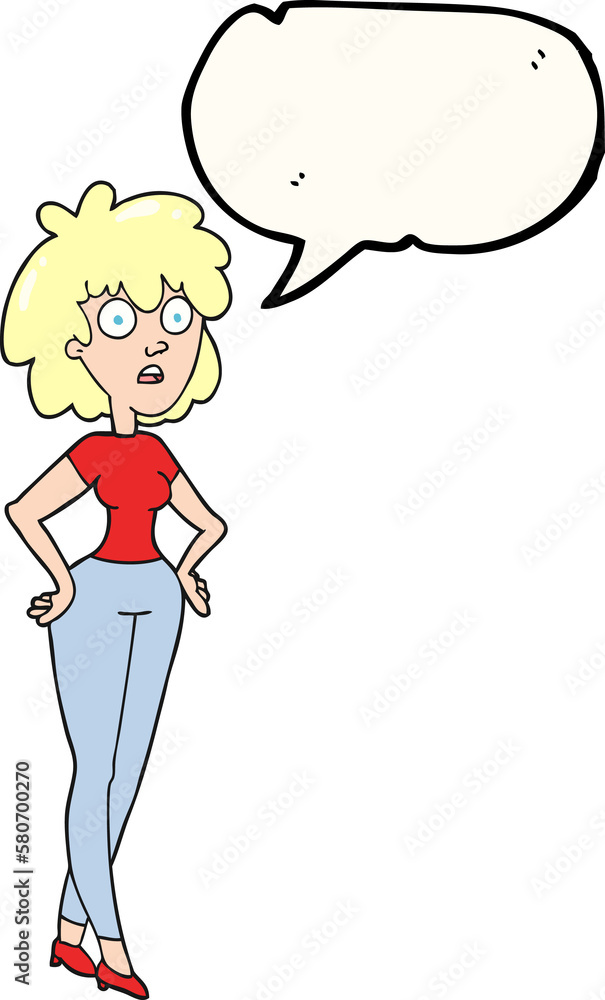 speech bubble cartoon surprised woman speech bubble cartoon surprised woman