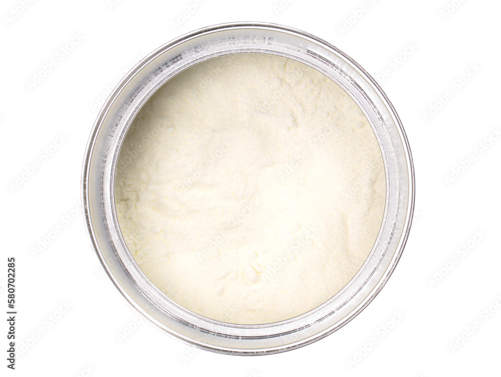Baby milk powder in can that is open Baby milk powder in can that is open