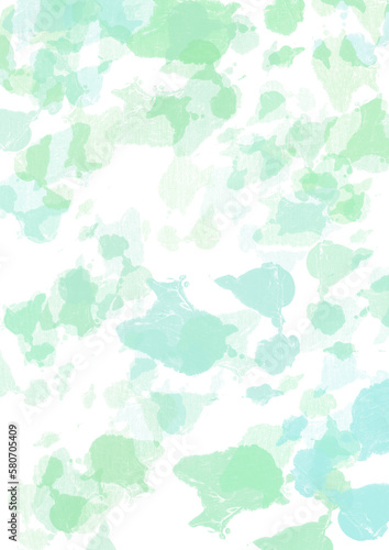 green splashed watercolor background 