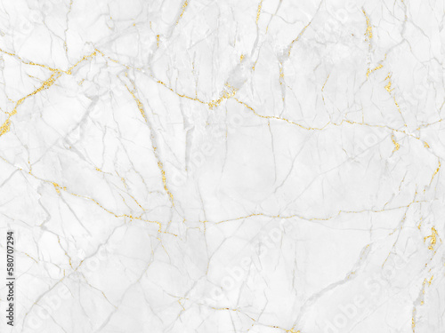 White and gold marble texture background design for your creative design © TON_PHOTO