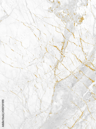 White and gold marble texture background design for your creative design  Vertical image.  