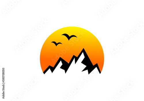 Mountain Logo  Mountain Logo Image design template 