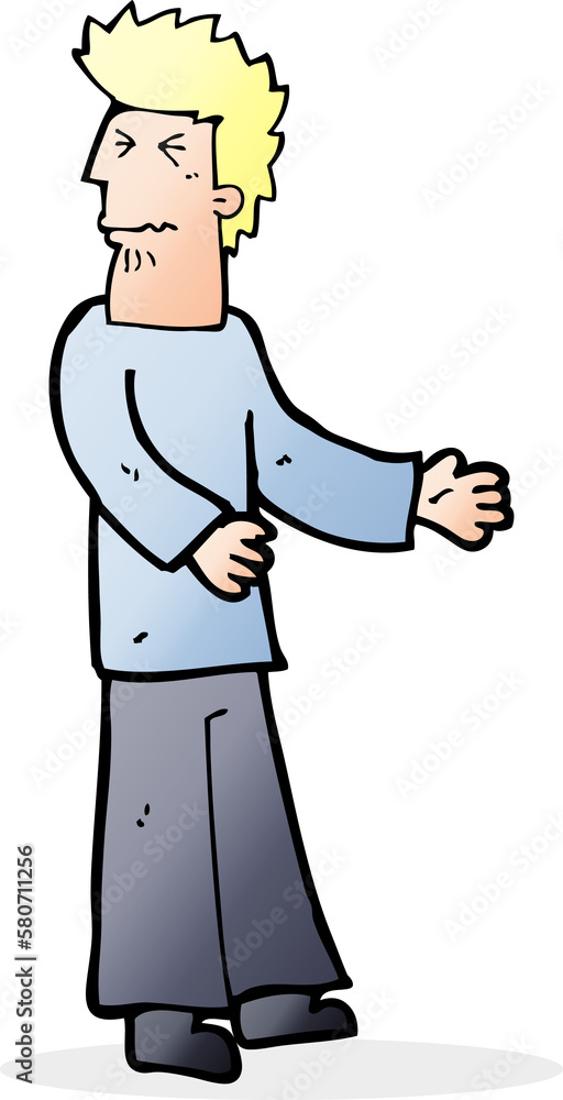 cartoon disgusted man cartoon disgusted man