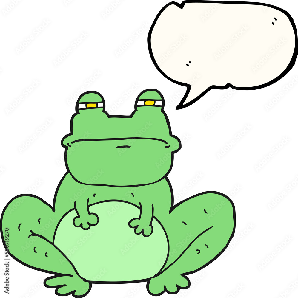 speech bubble cartoon frog speech bubble cartoon frog