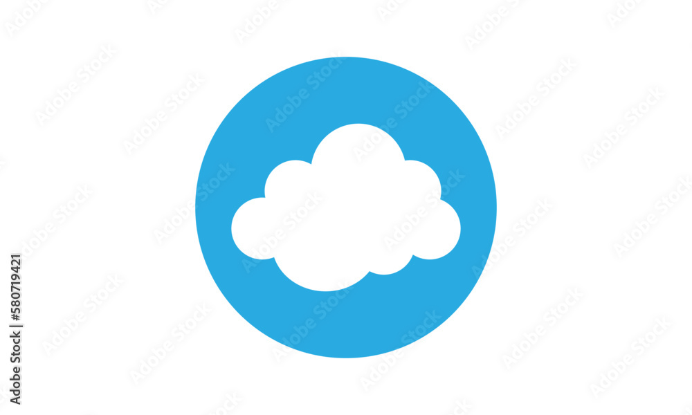 Cloud computing logo design vector Cloud computing logo design vector