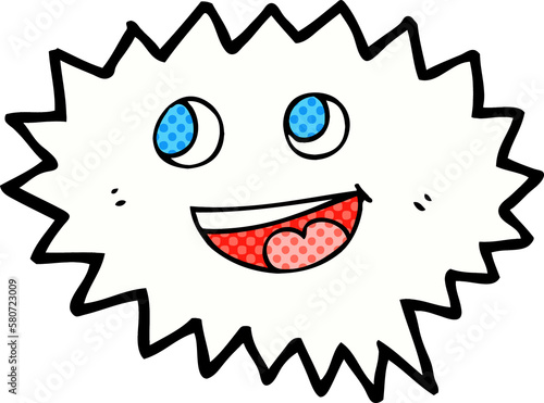 cute cartoon speech balloon