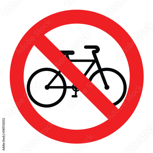 No bicycle parking sign no bike sign