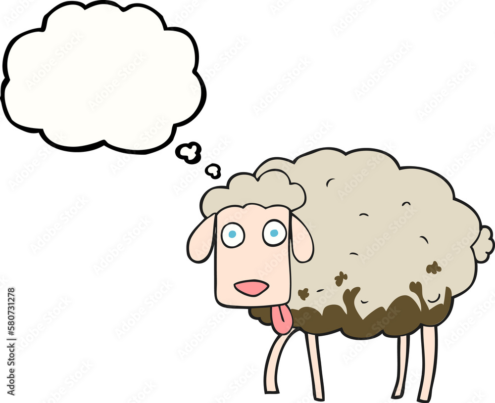 thought bubble cartoon muddy sheep thought bubble cartoon muddy sheep