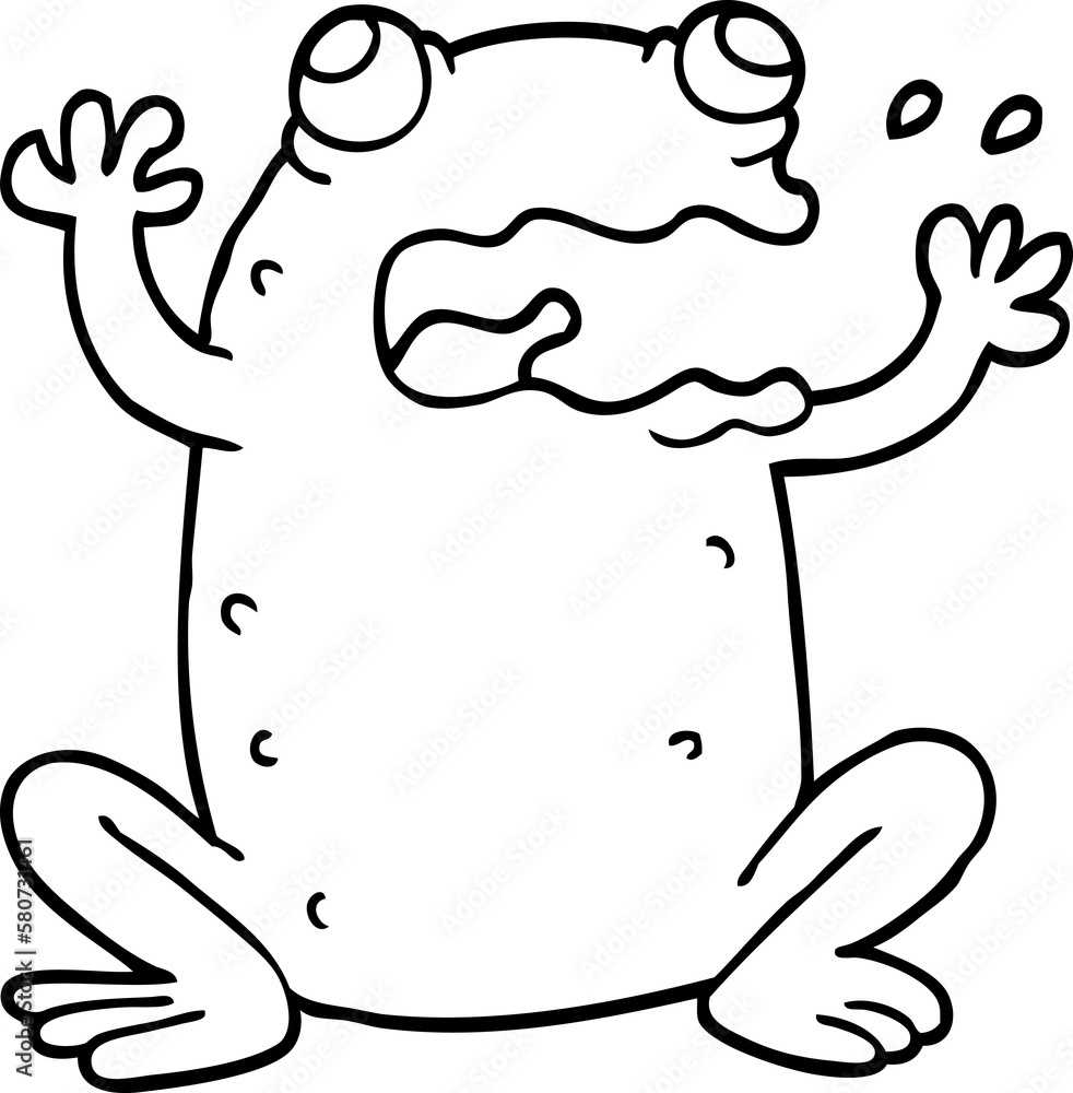 line drawing cartoon crazy frog line drawing cartoon crazy frog
