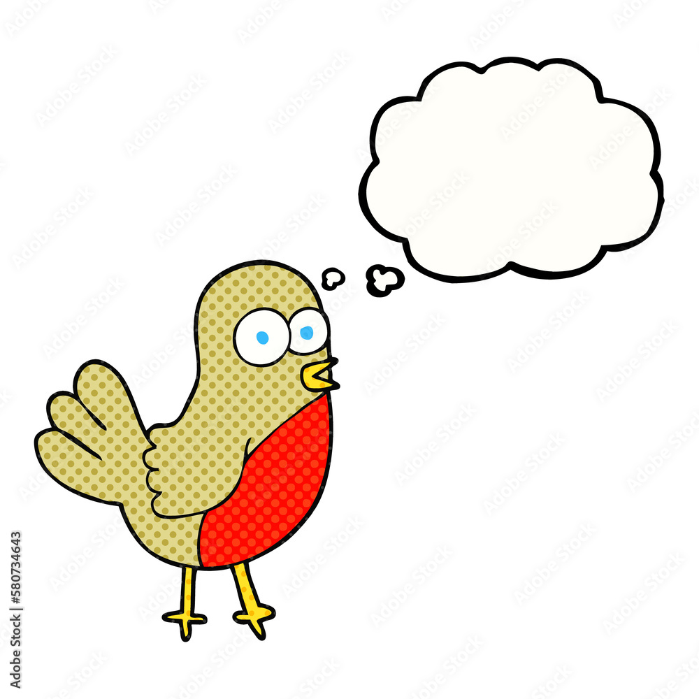 thought bubble cartoon robin thought bubble cartoon robin