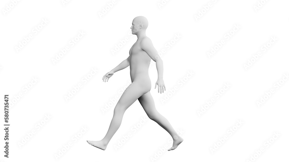 Beautiful young man posing, isolated on white background. 3d illustration (rendering). Artificial intelligence, android, mannequin Beautiful young man posing, isolated on white background. 3d illustration (rendering). Artificial intelligence, android, mannequin