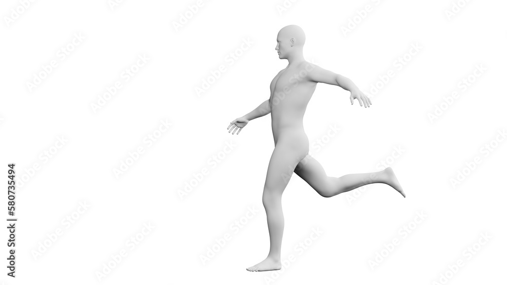 Beautiful young man posing, isolated on white background. 3d illustration (rendering). Artificial intelligence, android, mannequin Beautiful young man posing, isolated on white background. 3d illustration (rendering). Artificial intelligence, android, mannequin