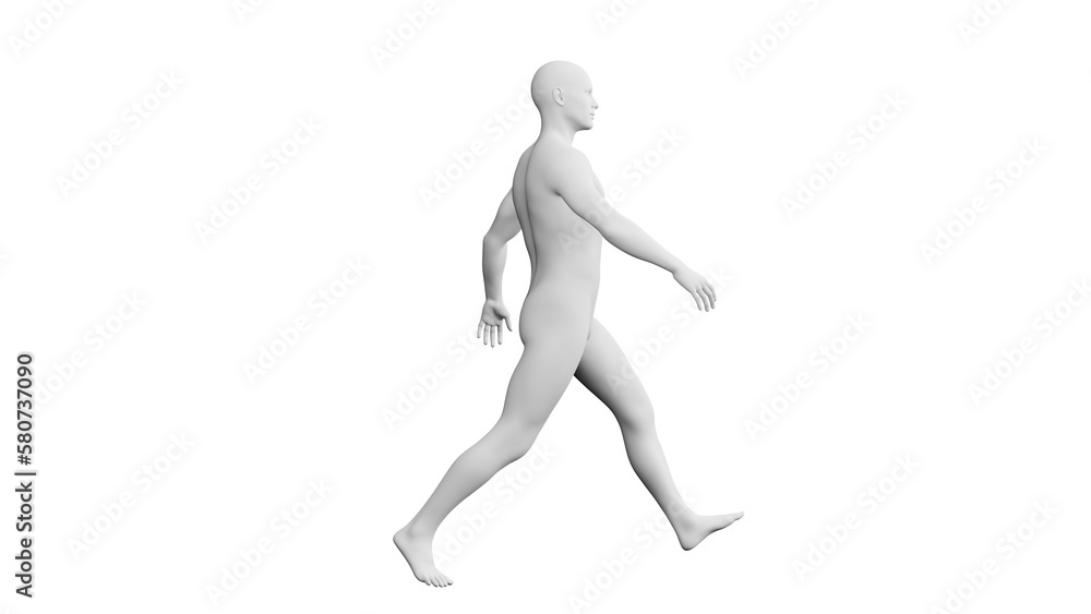 Beautiful young man posing, isolated on white background. 3d illustration (rendering). Artificial intelligence, android, mannequin Beautiful young man posing, isolated on white background. 3d illustration (rendering). Artificial intelligence, android, mannequin