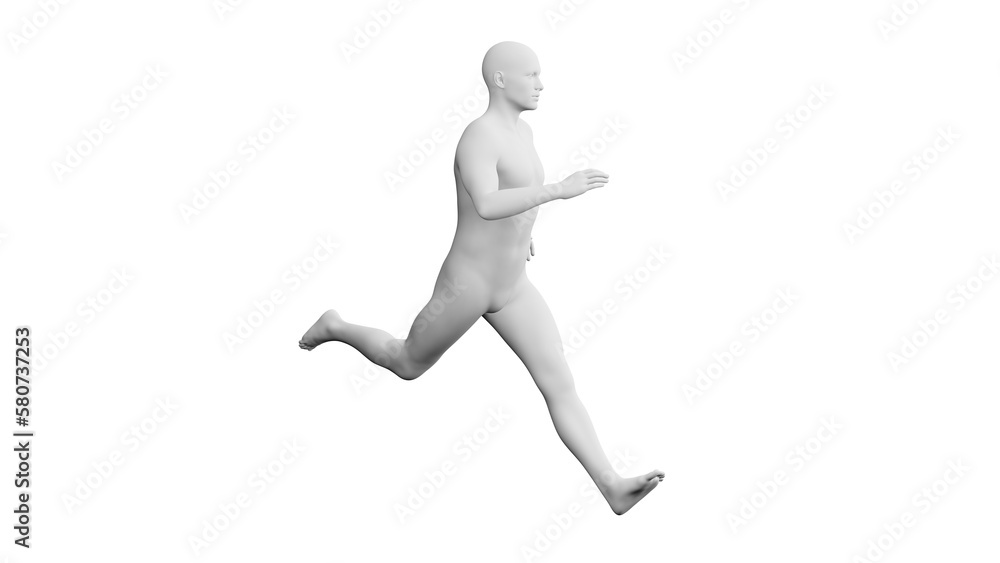 Beautiful young man posing, isolated on white background. 3d illustration (rendering). Artificial intelligence, android, mannequin Beautiful young man posing, isolated on white background. 3d illustration (rendering). Artificial intelligence, android, mannequin