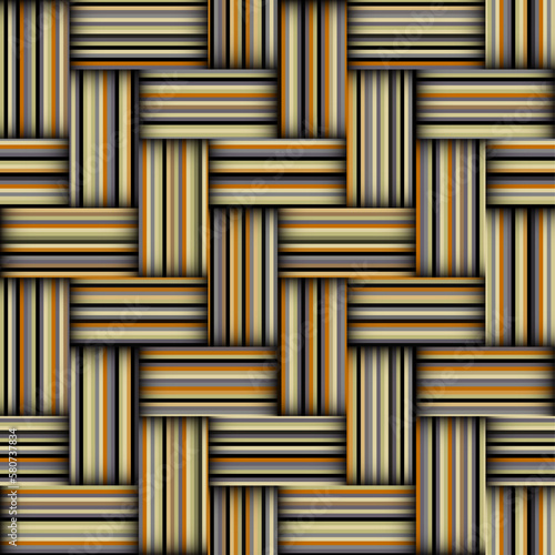 Herringbone khaki pattern. Seamless weaving design background. Vector image