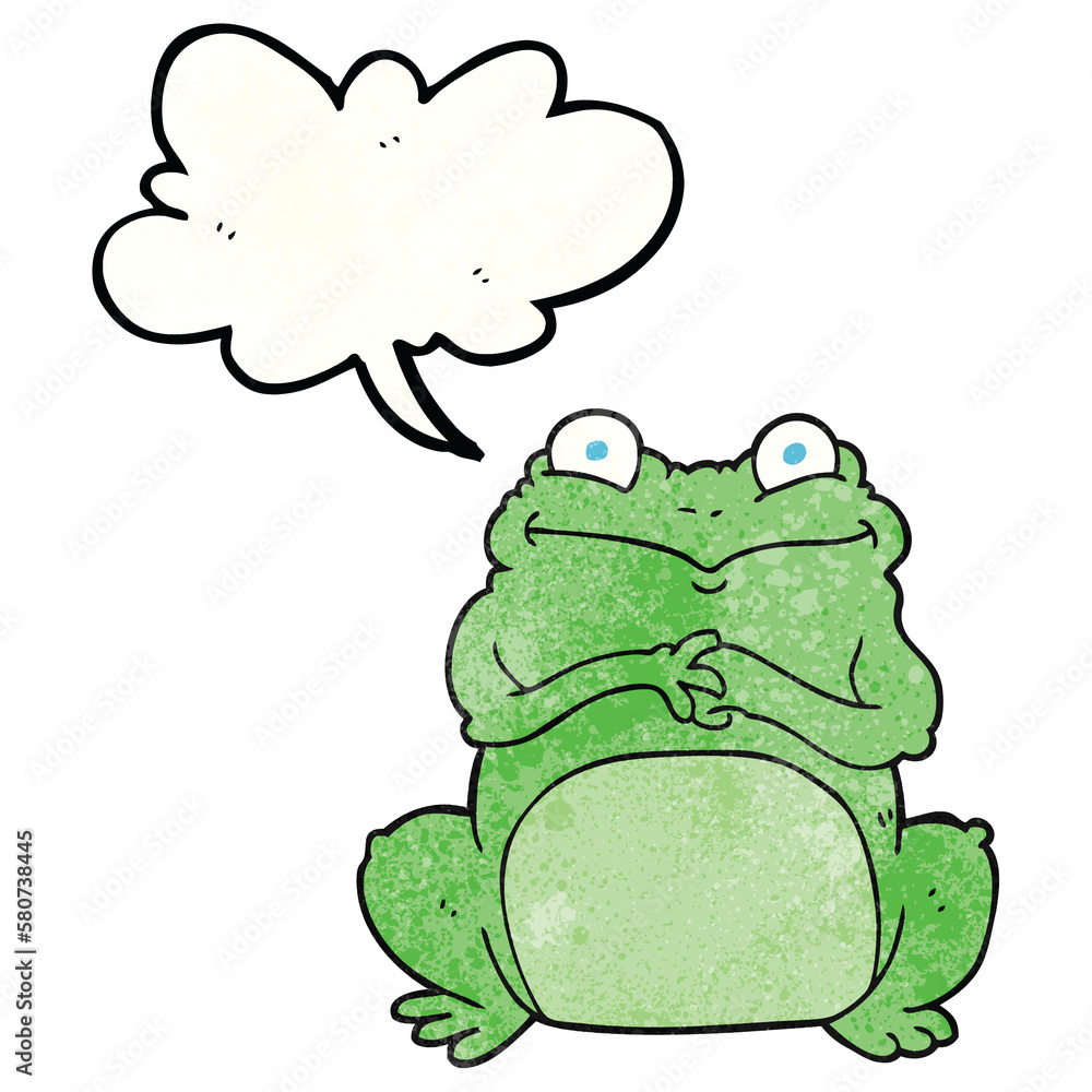 speech bubble textured cartoon funny frog speech bubble textured cartoon funny frog