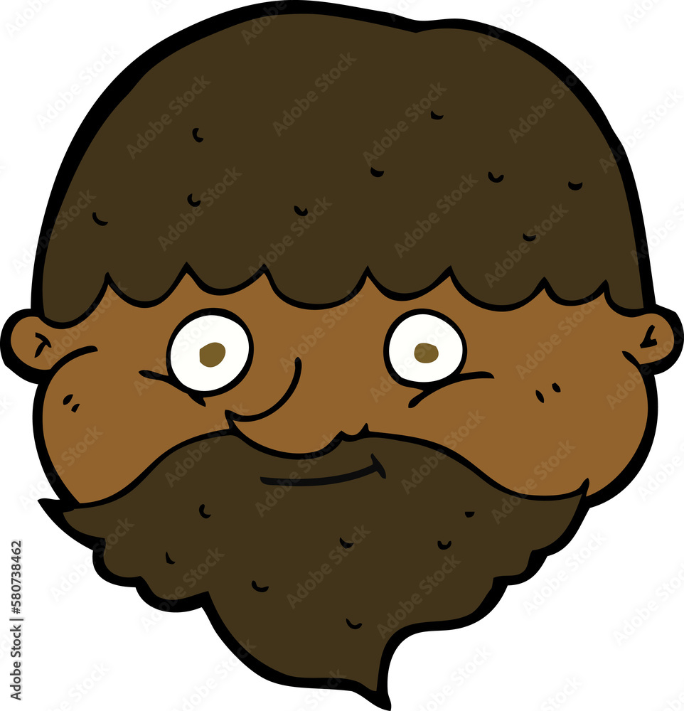 cartoon bearded man cartoon bearded man