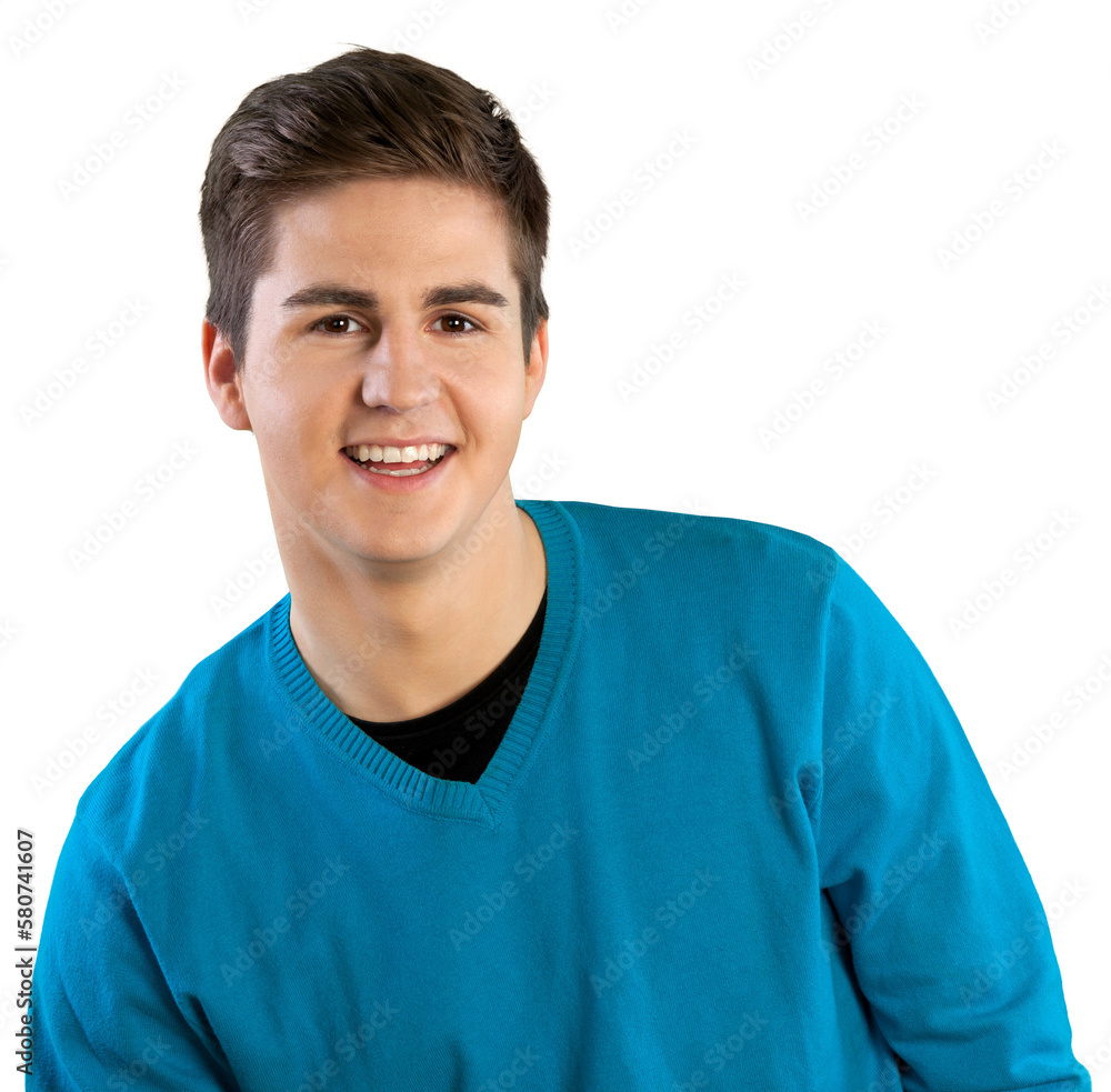 Fun young guy with a good smile Fun young guy with a good smile