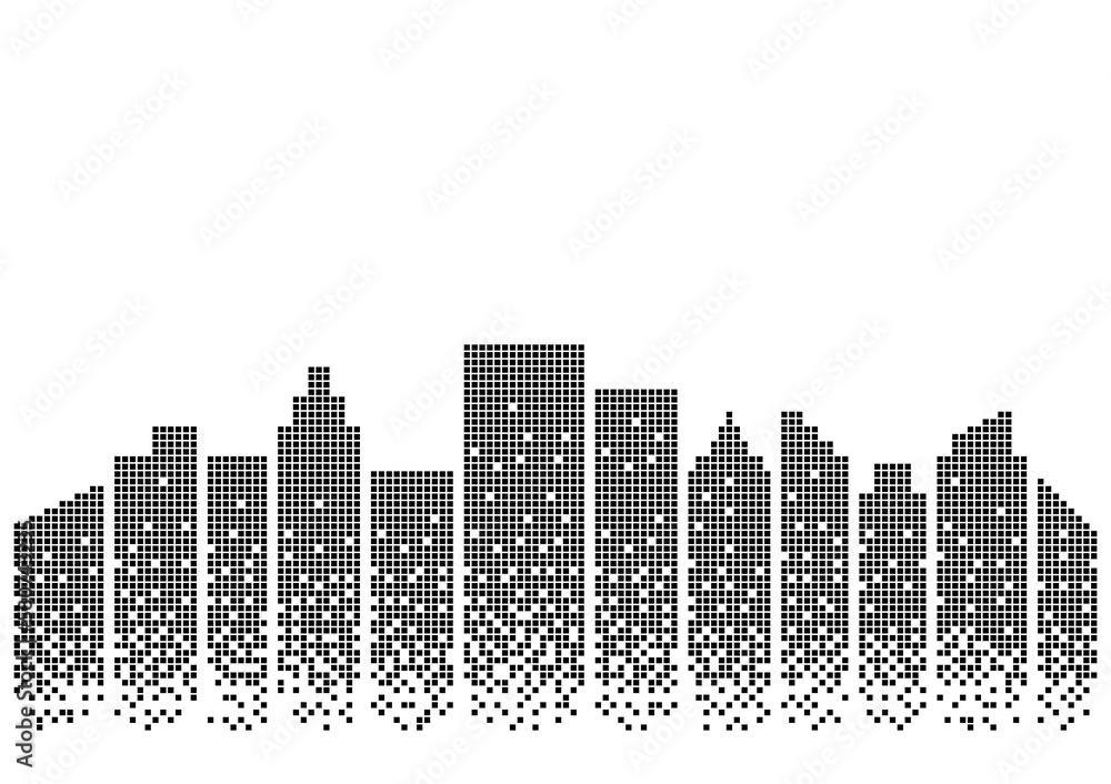 Building Background. Skyscraper. City building Background. Smart and Perspective Building. Cityscape. Metropolis City. Vector Illustration.