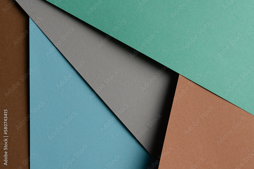 Arranged sheets of colorful carton Arranged sheets of colorful carton