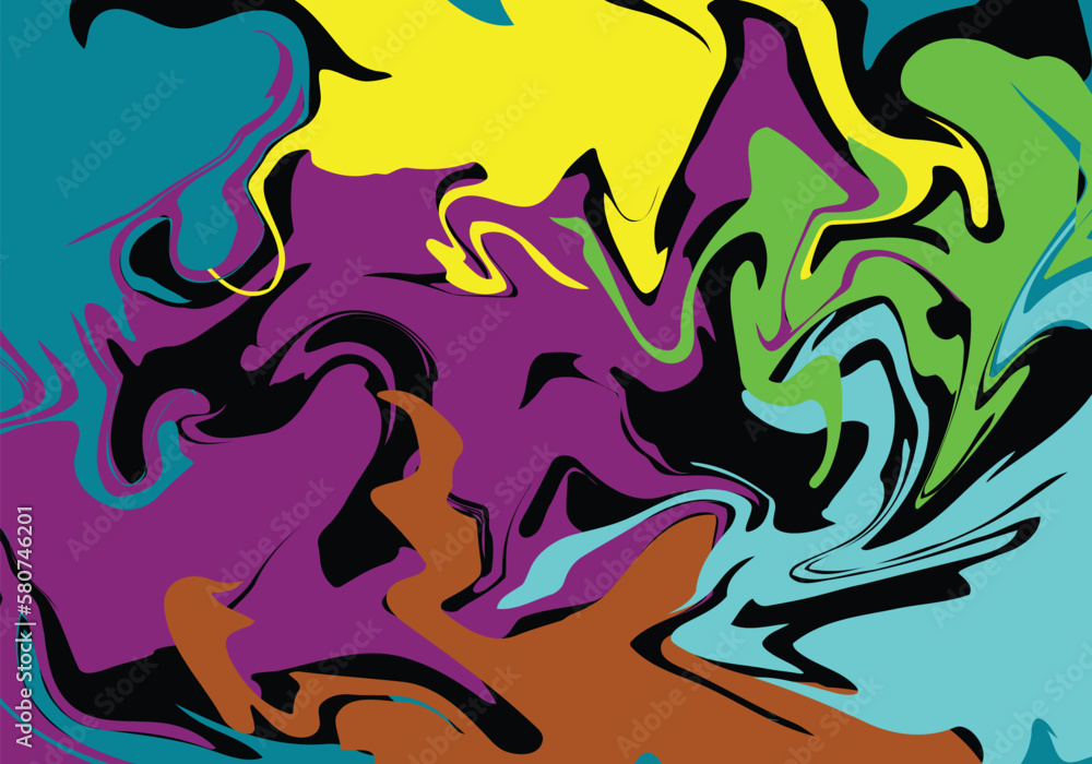colour full liquid background template design 2