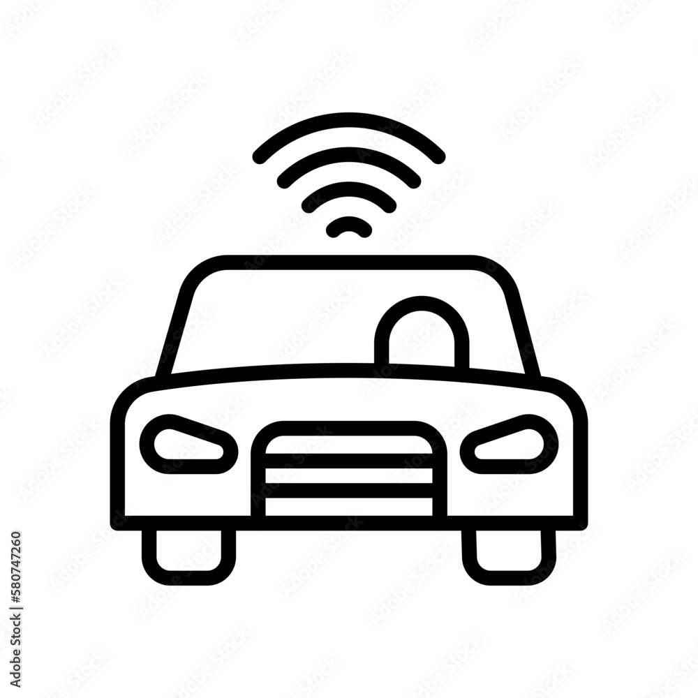 Smart Car icon in vector. Logotype