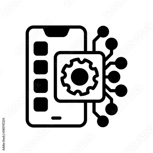 AI Applications icon in vector. Logotype