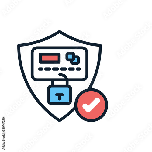 Fraud Prevention icon in vector. Logotype