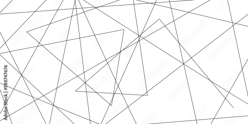Black and white liens with many squares and triangles shape on white background. Random graphics scratch lines background. Black and white liens with many squares and triangles shape on white background. Random graphics scratch lines background.