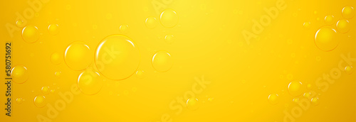 3d bubbles on witer background. Soap bubbles illustration photo
