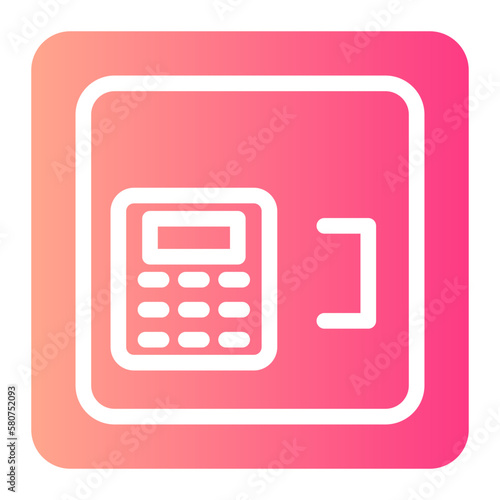 safe box gradient icon