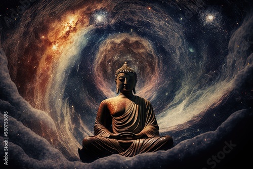Buddha in Universe, Generative AI