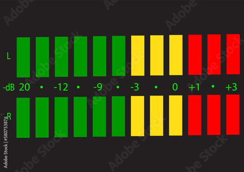 Volume level indicator