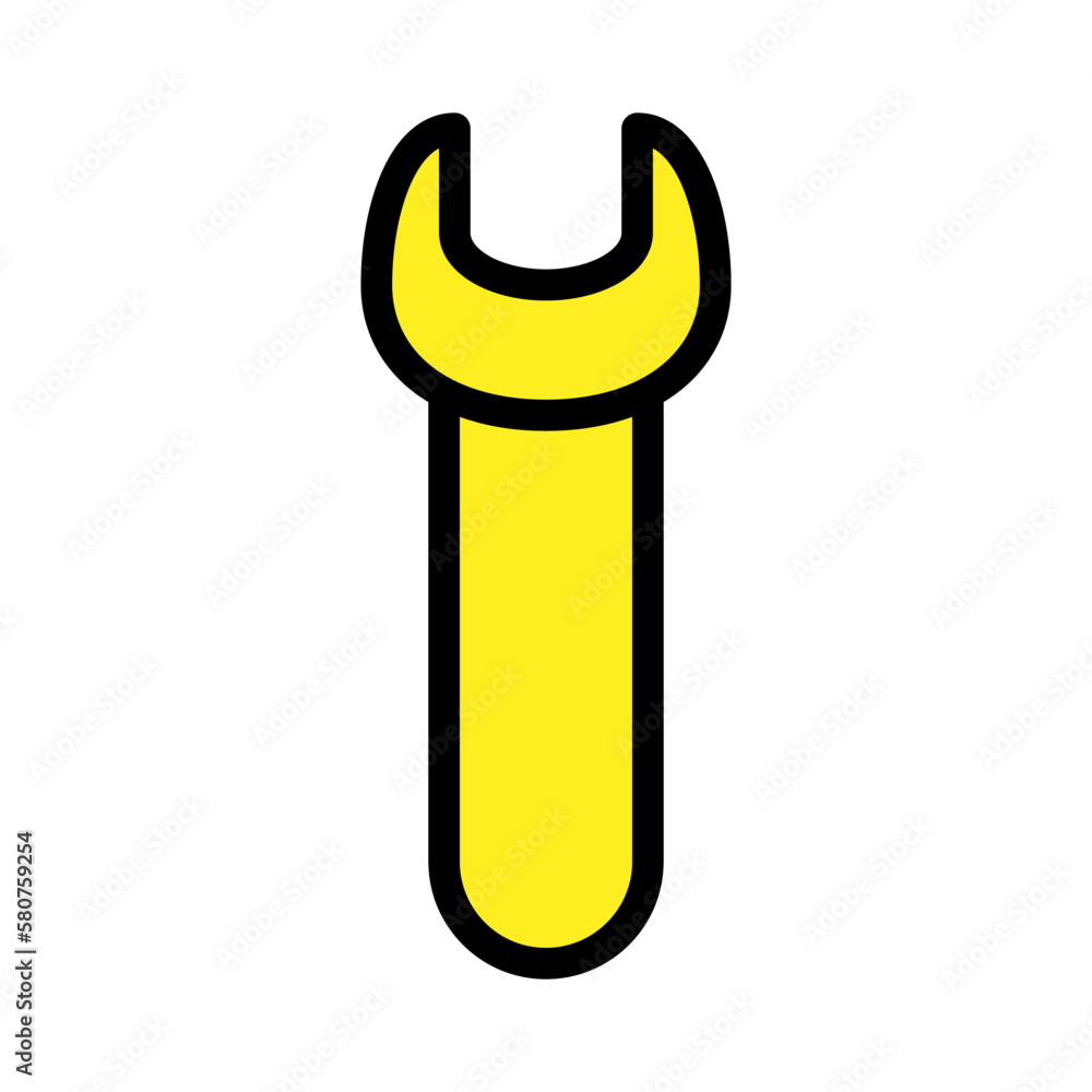 Spanner line icon isolated on white background. Black flat thin icon on modern outline style. Linear symbol and editable stroke. Simple and pixel perfect stroke vector illustration. Spanner line icon isolated on white background. Black flat thin icon on modern outline style. Linear symbol and editable stroke. Simple and pixel perfect stroke vector illustration.