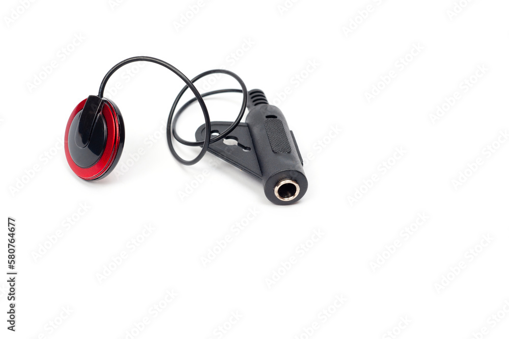 Piezo pickup for acoustic guitar, violin, ukulele or other musical instruments. Piezo pickup for acoustic guitar, violin, ukulele or other musical instruments.