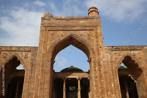 Ruins of Adhai-din-ka-jhonpra mosque (known as the 2 1/2 day shed relating to the legend that it was built in 2 1/2 days), Ajmer, Rajasthan. India.