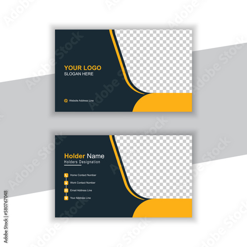 Modern and awesome business card design template