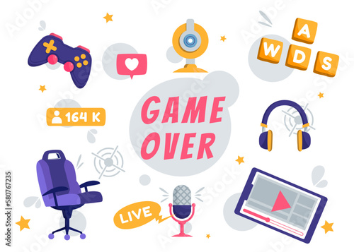 Bloggers play live games on their channels in a worldwide audience watch.