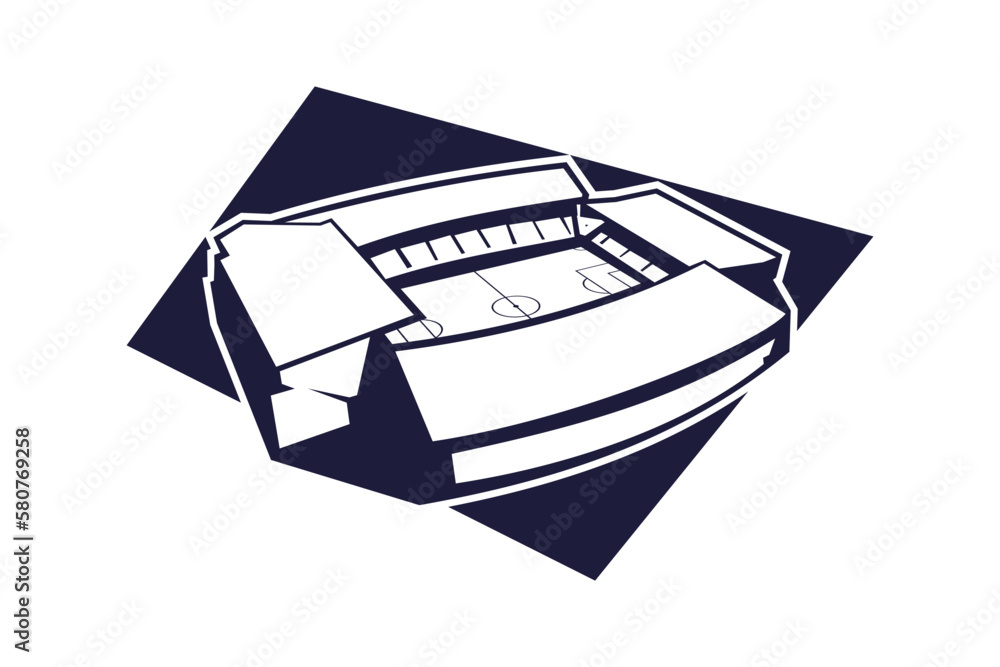 Simple football stadium icon, Sport icon, flat, football stadium vector icon. vector illustration. Simple football stadium icon, Sport icon, flat, football stadium vector icon. vector illustration.